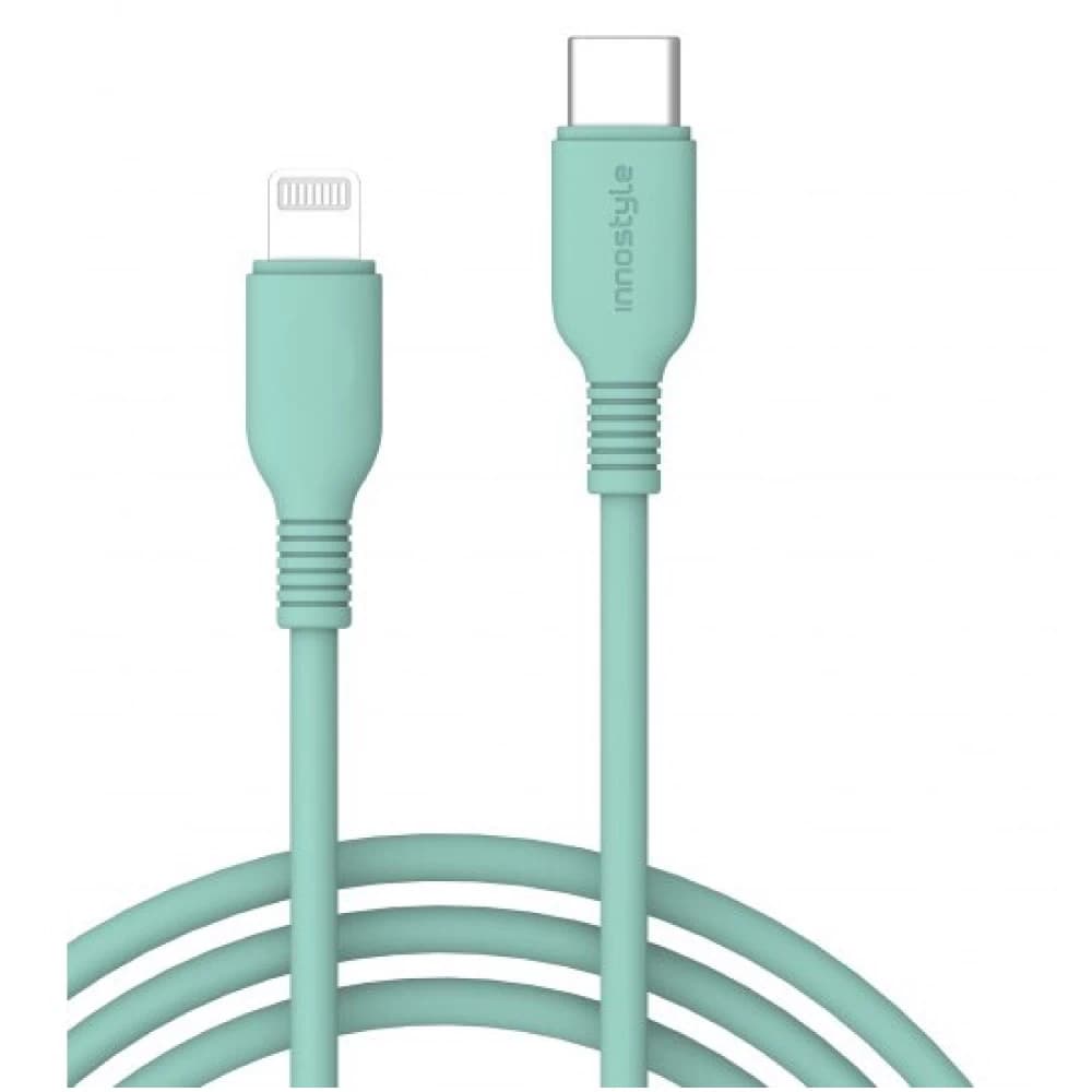 Cáp Sạc Nhanh INNOSTYLE JAZZY 18W USB C TO LIGHTNING 1.2M chuẩn MFI