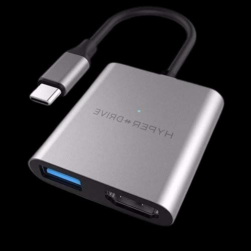 Cổng chuyển HyperDrive 4K HDMI 3 in 1 USB C Hub HD259A