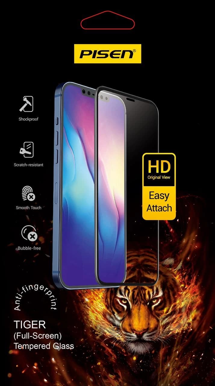 Tấm Dán Cường Lực Pisen Anti Fingerprint (Full screen) iXR i11