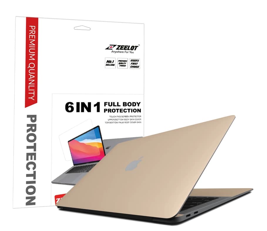 Bộ dán MacBook Pro 13' 2020 FULL 6 IN 1 ZEELOT
