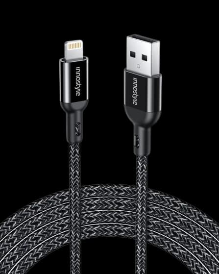 Cáp Innostyle PowerFlex USB A To Lightning 1.5M 20 30 60W