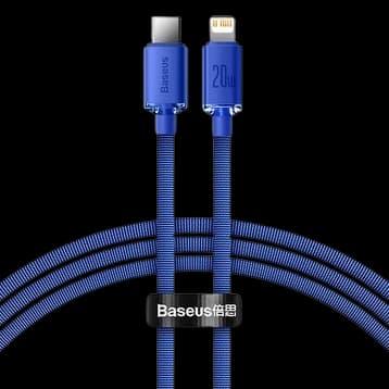 Cáp Baseus Crystal Shine USB C to Lightning 1.2M