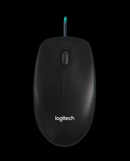 Chuột có dây Logitech B100 (910 006605) (USB)