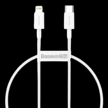 Cáp Baseus Superior Series USB C To Lightning 0.25M