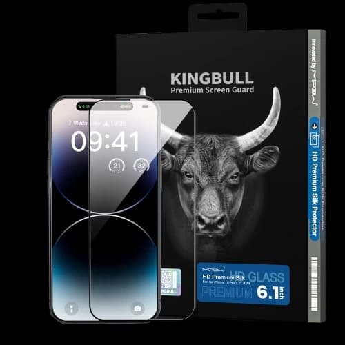 Cường lực Mipow Kingbull HD PREMIUM SILK PROTECTOR iPhone 15