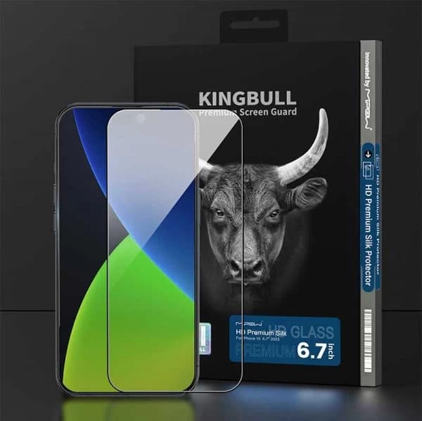 Cường lực Mipow Kingbull HD PREMIUM SILK PROTECTOR iPhone 15 Plus