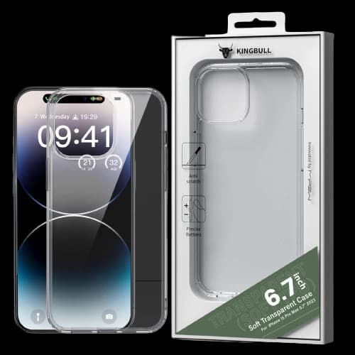 Ốp lưng trong suốt Silicon TPU SOFT Transparent iphone 15 Pro Max