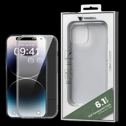Ốp lưng trong suốt Silicon TPU SOFT Transparent iPhone 15