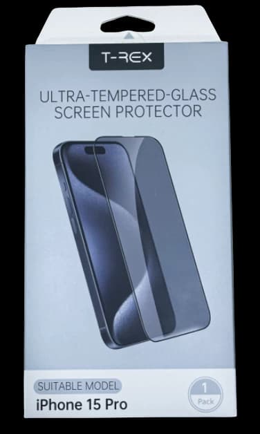 Miếng dán kính full màn hình iPhone15 Pro (T Rex)