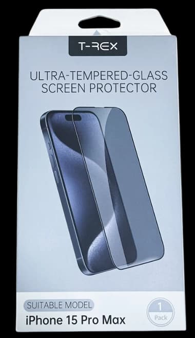 Miếng dán kính full màn hình iPhone15 Pro Max (T Rex)