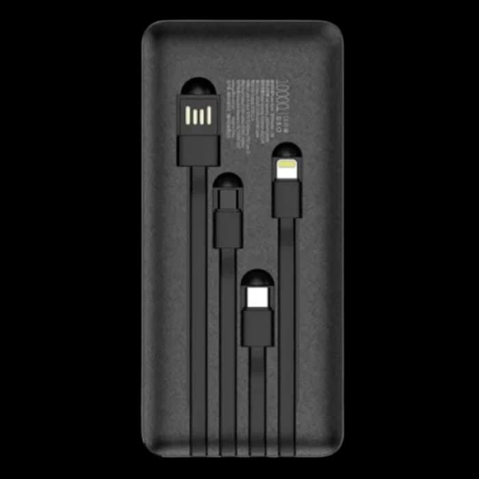 Sạc dự phòng Golf 10.000mAh tích hợp dây L106