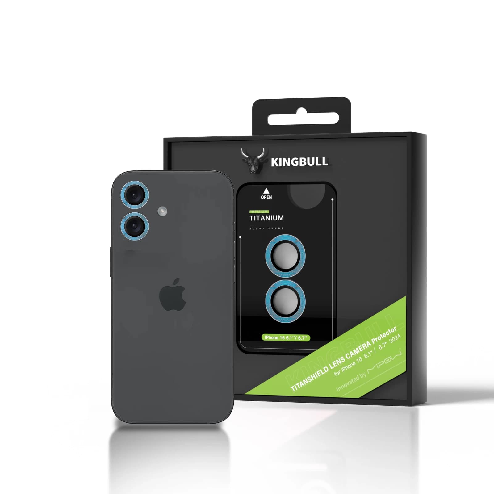 Kính cường lực Mipow Kingbull Lens Camera Protector For Iphone 6.1 6.7 inch