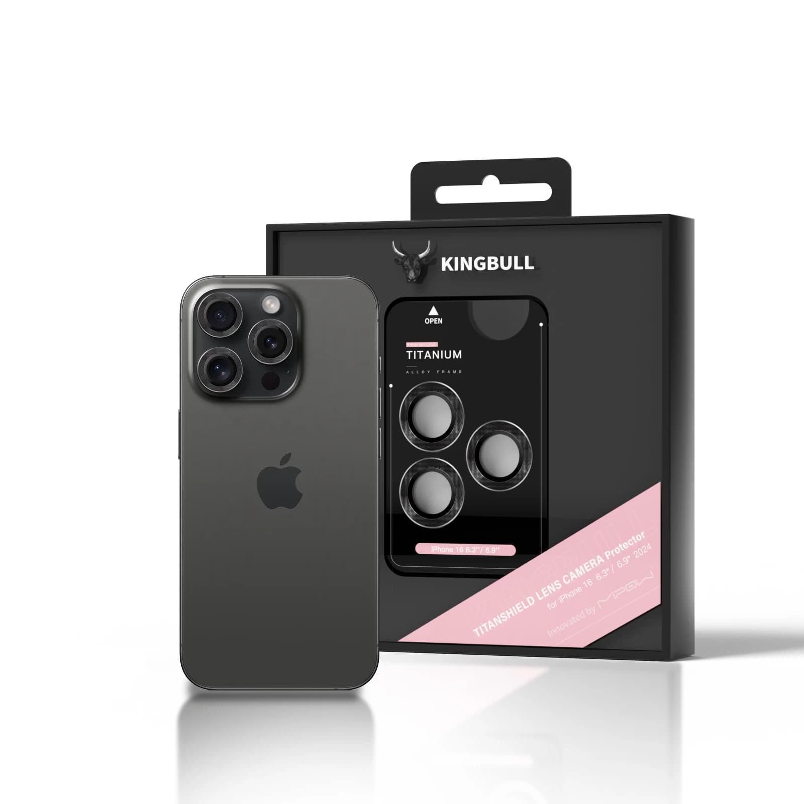 Kính cường lực Camera Mipow Kingbull for 16 17 Pro và 16 17 Pro Max