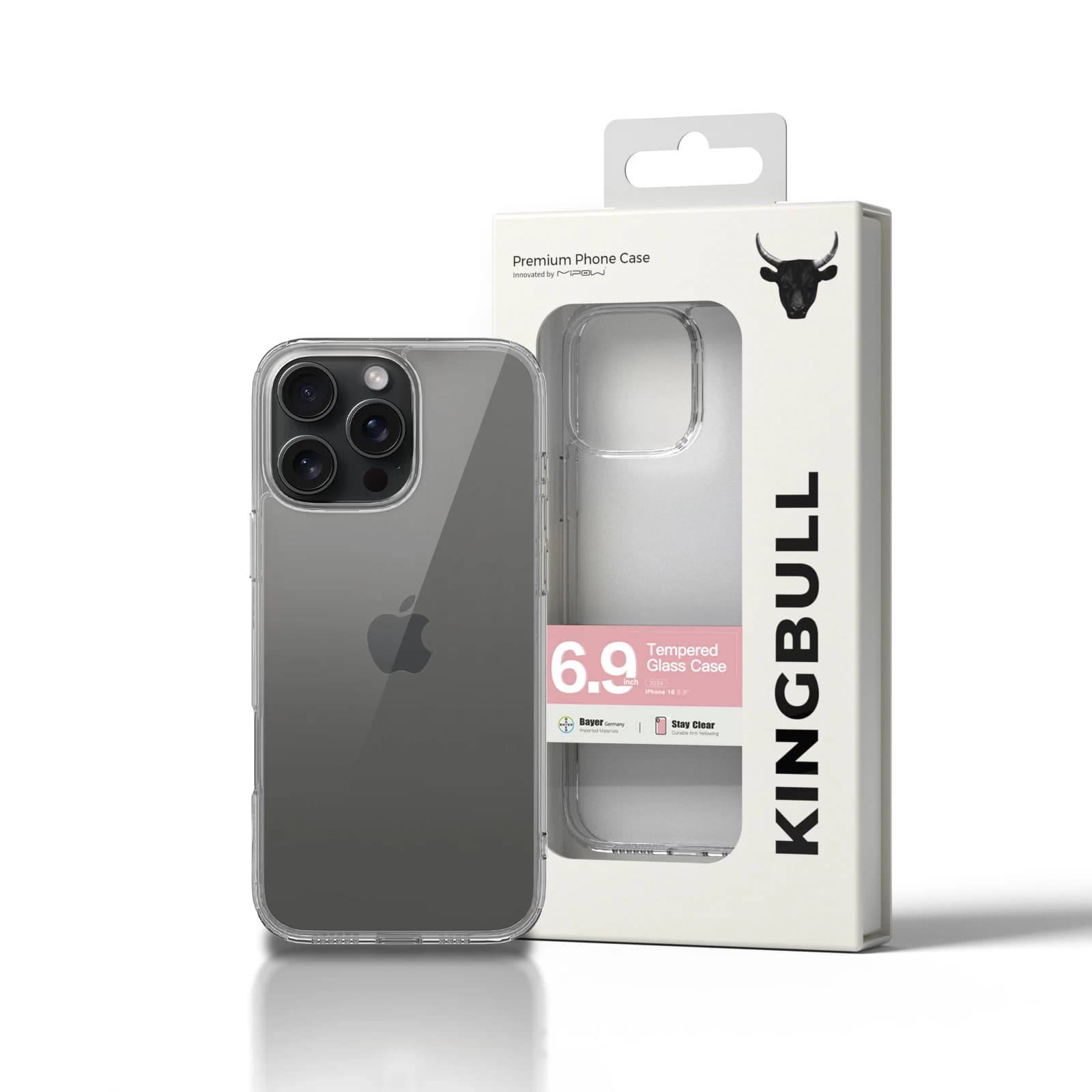 Ốp lưng Mipow Transparent Case for iPhone 16 Pro Max 6.9''