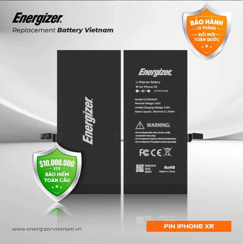 Pin Energizer Iphone XR ECAXR2942P