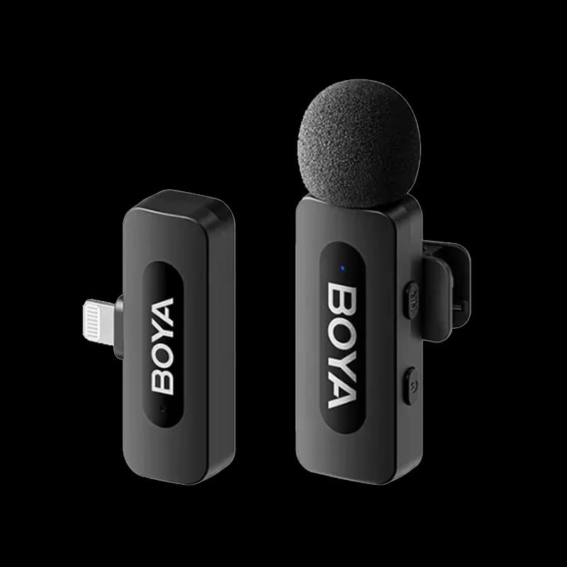 Microphone thu âm không dây Boya BY V1 V2.0 (Lightning 1Mic)