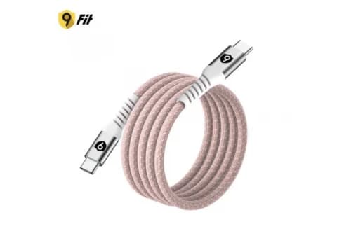 Cáp từ tính tự cuộn 9FIT USB C to USB C 1M