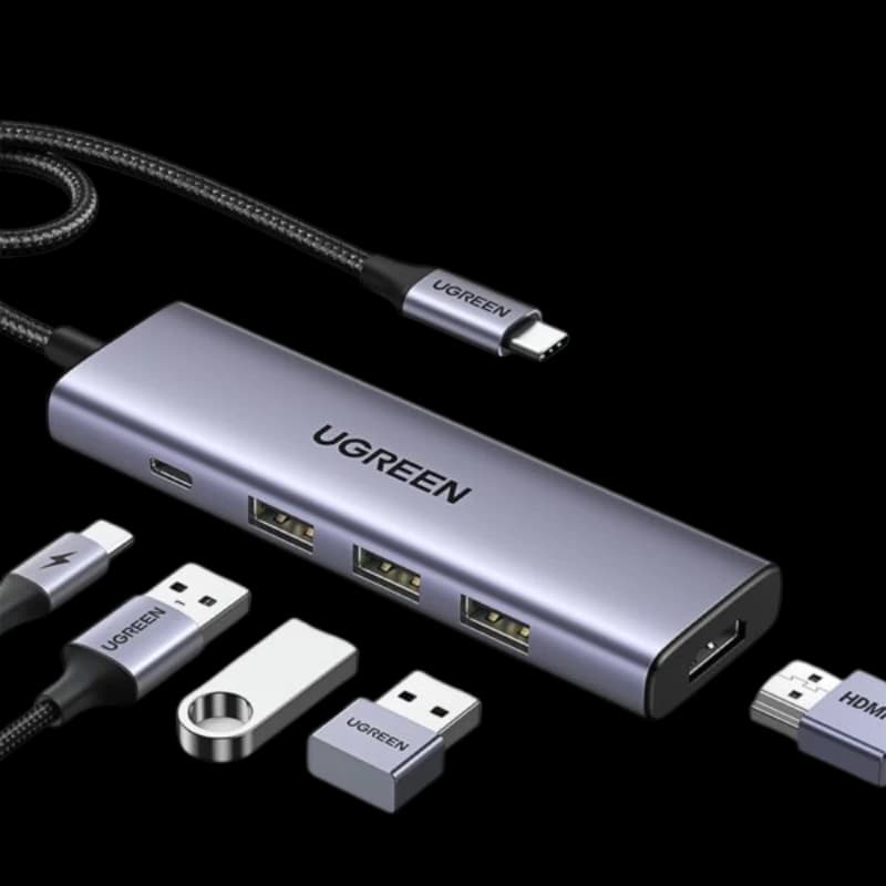 Cổng chuyển đổi Ugreen USB C 5 in 1 15596 CM511