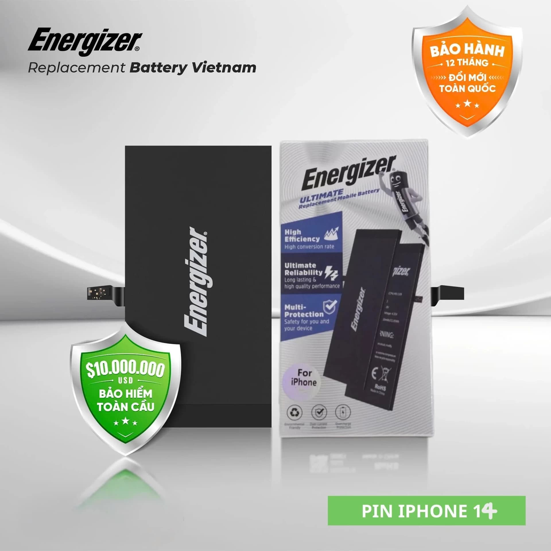 Pin Energizer iPhone 14 ECA14P3200P