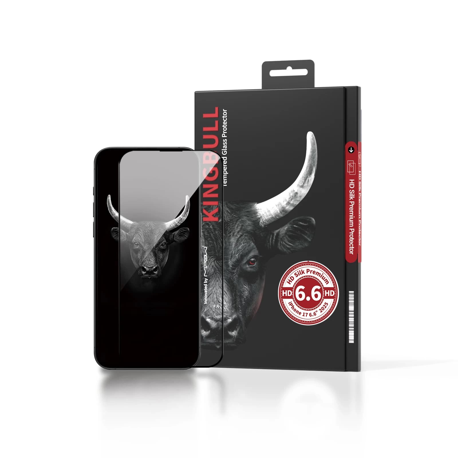 Dán Cường Lực Trong Suốt Mipow Kingbull HD Silk Premium iPhone 17 Air