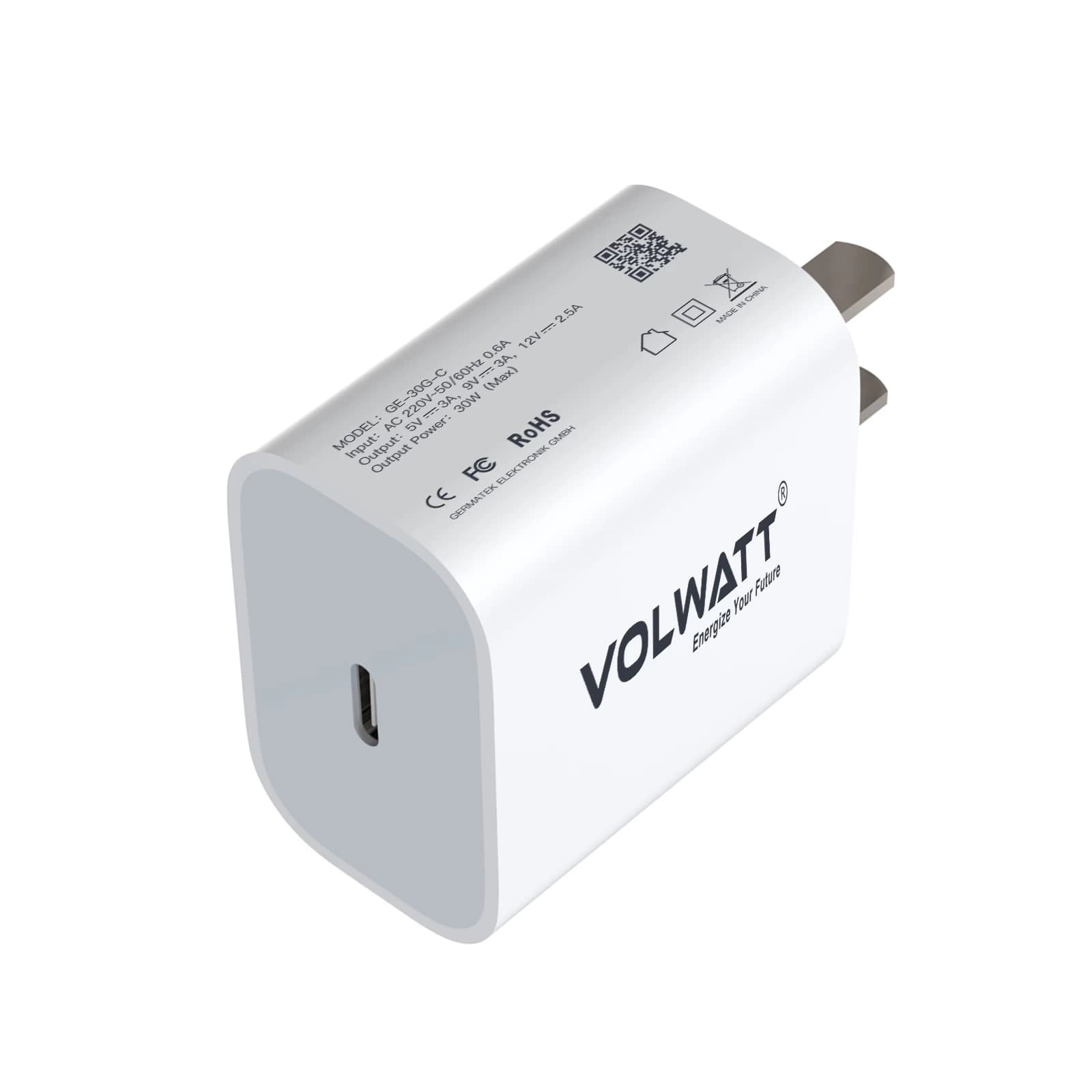 Củ sạc Volwatt Super Fast Charger 30W GE 30G C