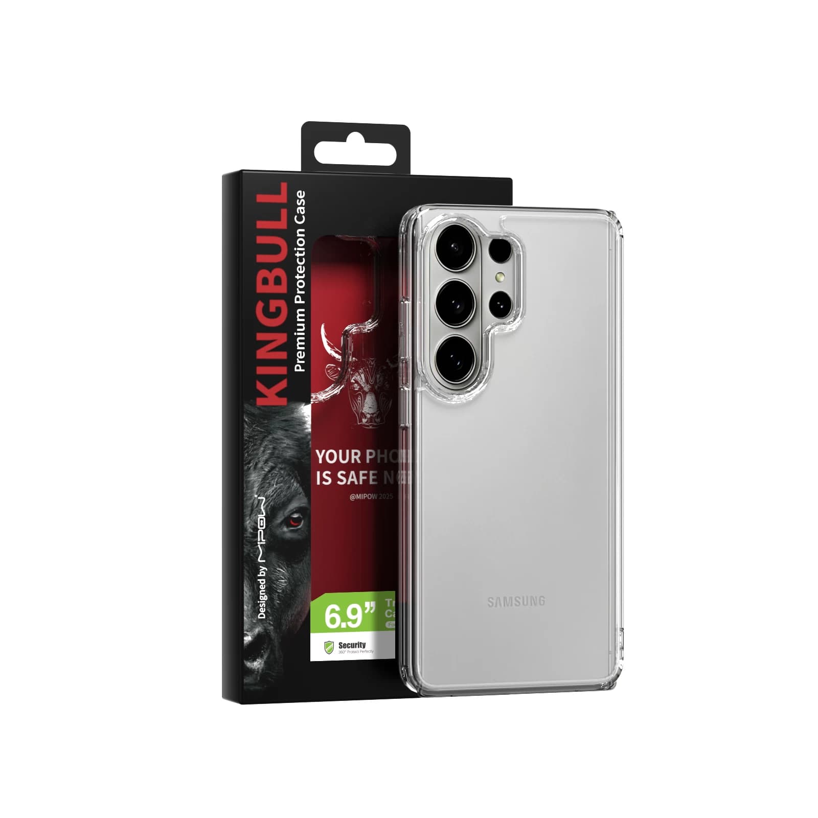 Ốp lưng Mipow Samsung Galaxy S26 Ultra Tempered Transparent PS26
