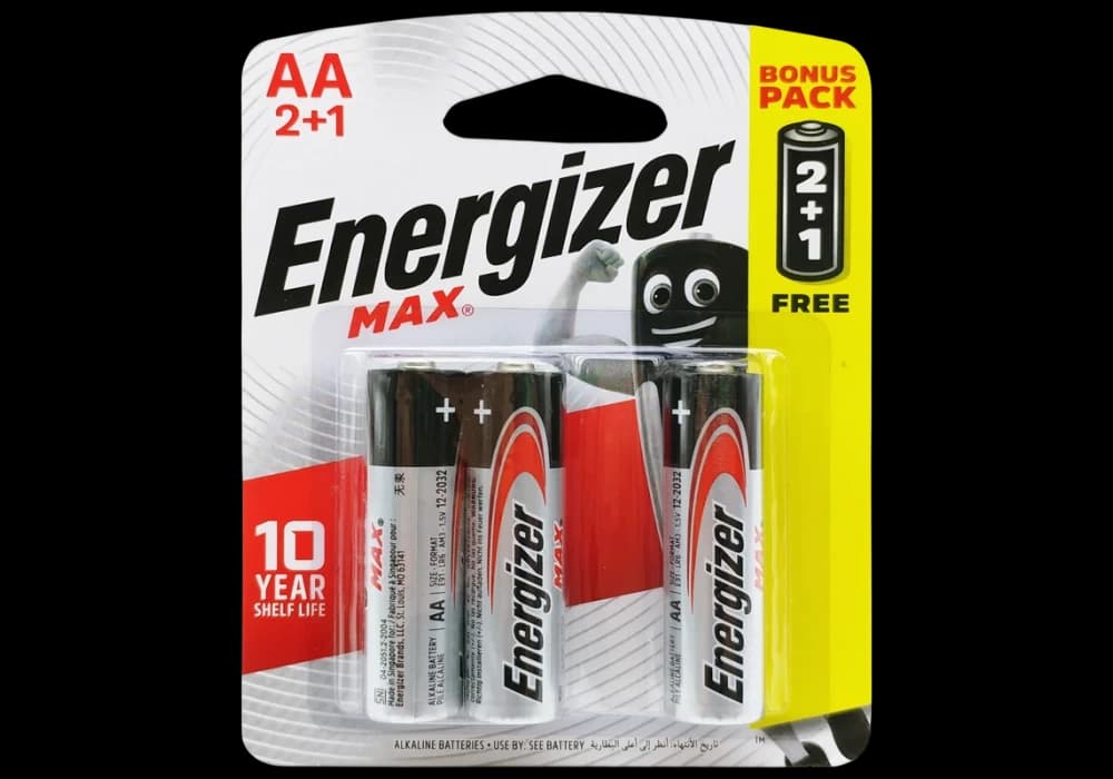 Pin tiểu Energizer MAX AA E91 BP2+1 3 viên (Kiềm)