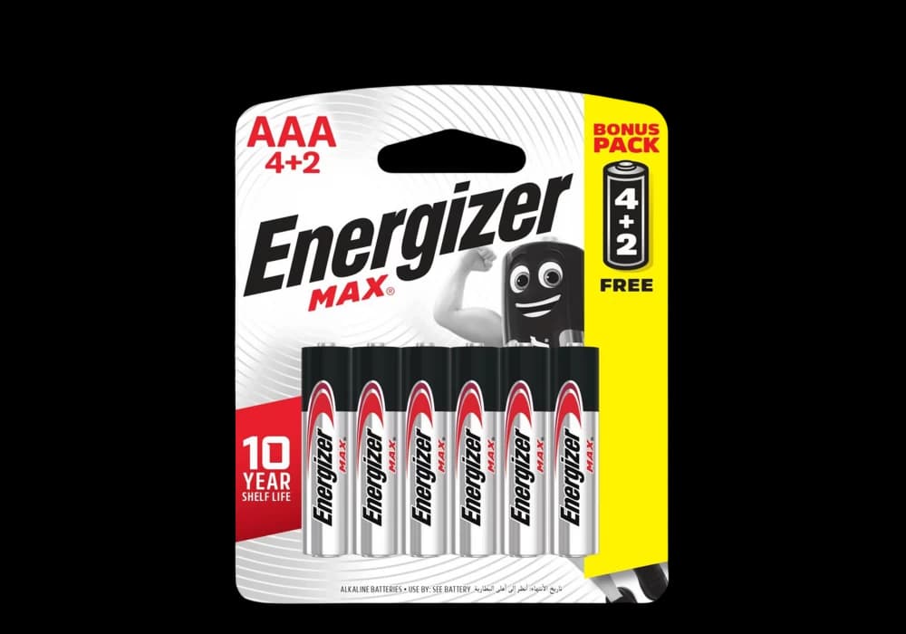 Pin tiểu Energizer MAX AAA E92 BP4+2 6 viên (Kiềm)