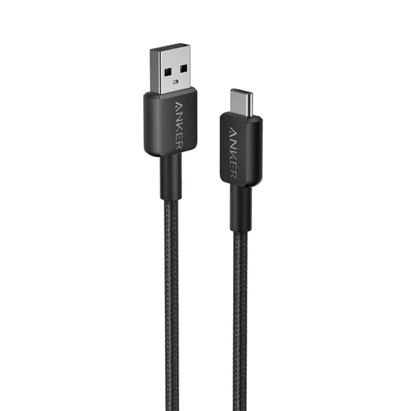 Cáp sạc Anker 322 A C 0.9m Nylon Đen A81H5