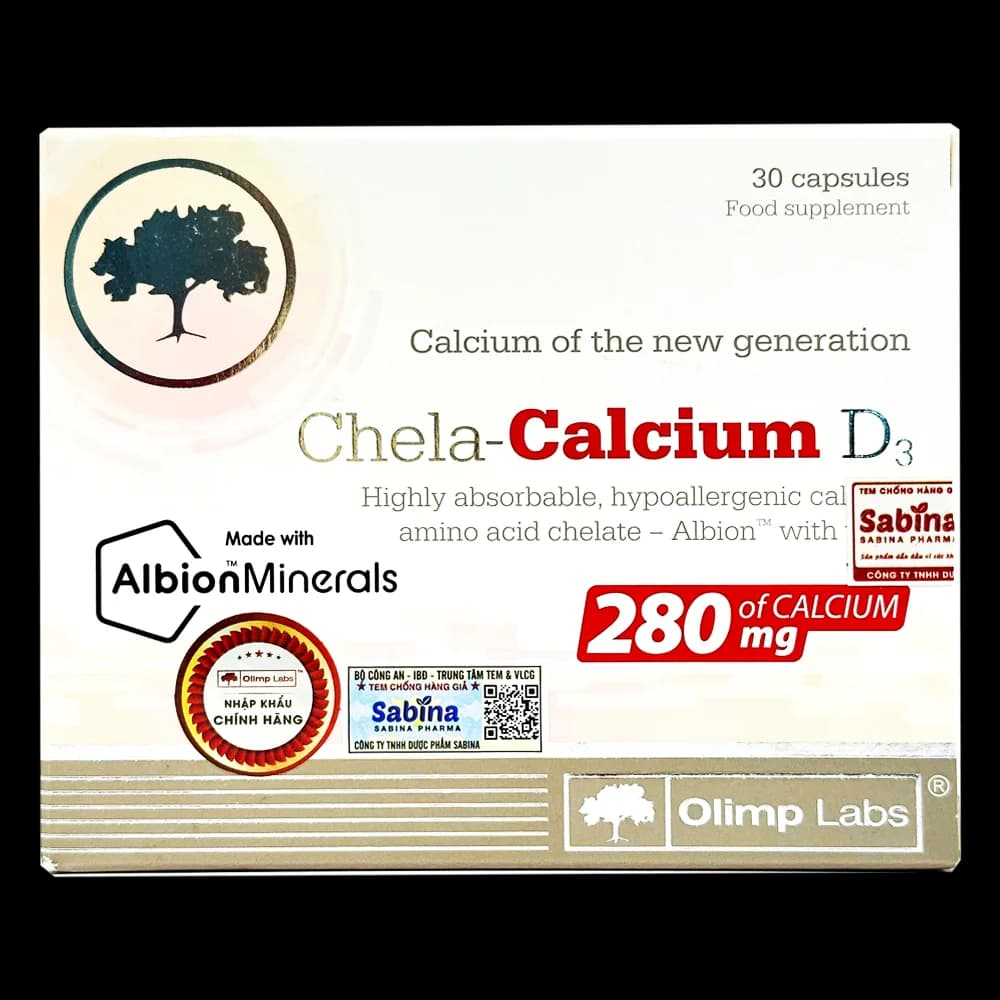 Thực phẩm bảo vệ sức khỏe Chela calcium D3