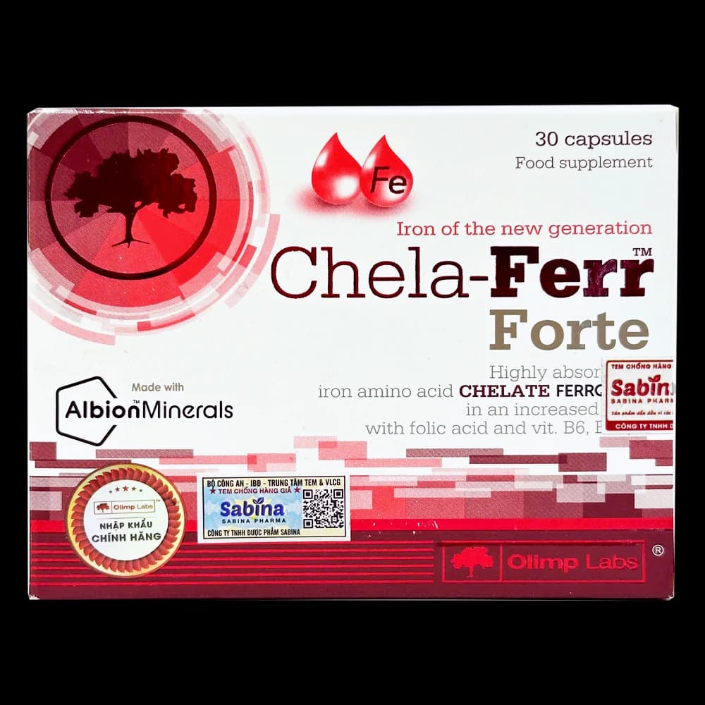 Thực phẩm bảo vệ sức khỏe Chela Ferr Forte