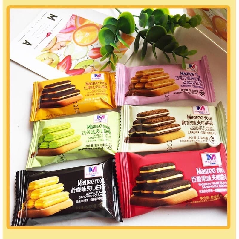 500g Bánh Quy Xốp MaGree food Mix 6 vị