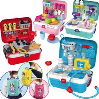 Vali chứa dụng cụ theo chủ đề: Bác sĩ Nấu ăn Trang điểm Chăm sóc pet Kĩ sư (Khách hàng chat chọn mẫu)