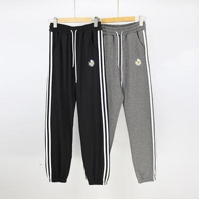 quần jogger nữ quần 2 sọc thể thao hoa cúc HANHU890HG QNDCa