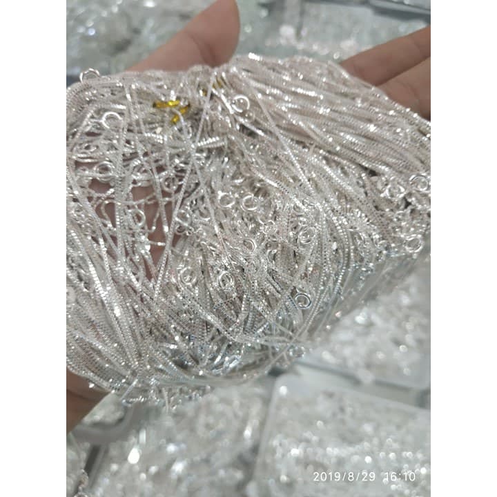 Gía như sỉ dây vuông ý bạc s99 cho nữ về nhiều