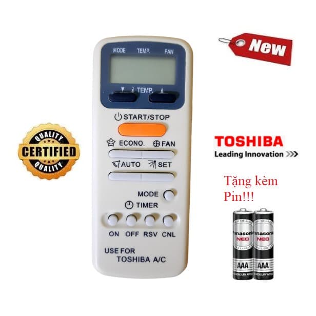 Điều khiển điều hòa Toshiba 4 NÂU 1&2 chiều Inverter các dòng Toshiba RAS 1HP 1.5HP 2HP