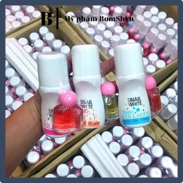 Lăn nách Gluta tặng kèm serum thâm nách