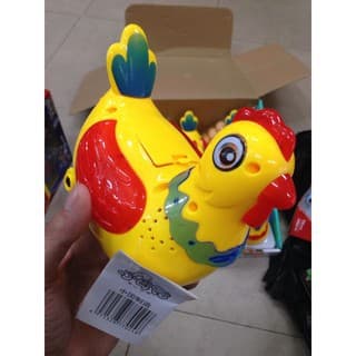 Gà đẻ trứng có nhạc có đèn tặng kèm pin