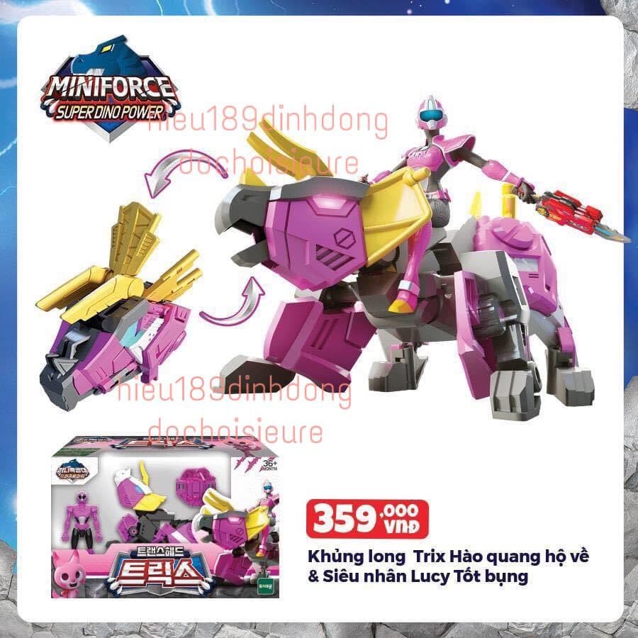 BIỆT ĐỘI SIÊU NHÂN NHÍ LUCY TỐT BỤNG cùng khủng long Trix HÀO QUANG HỘ VỆ 3 304008
