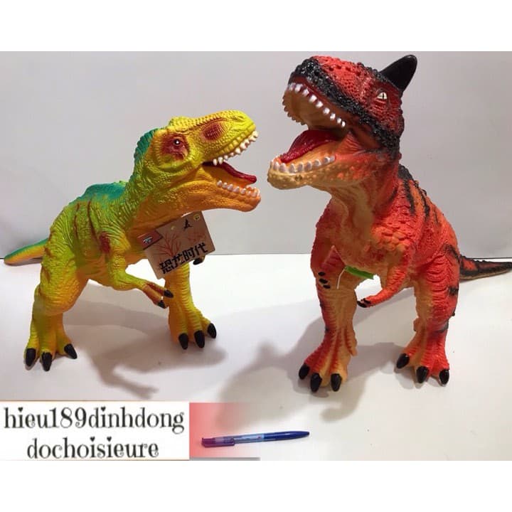 Khủng long bạo chúa cao su cỡ siêu lớn có âm thanh video kèm ảnh thật (Khách chat chọn mẫu hoặc shop gửi mẫu ngẫu nhiên)