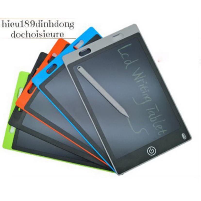 Bảng viết thông minh LCD tự xóa 8.5 inch (14.5x22.5 cm) cho bé tập vẽ viết (ảnh kèm video)