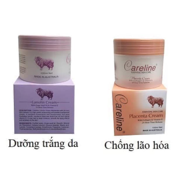Kem cừu dưỡng da Careline Lifespring 120gr