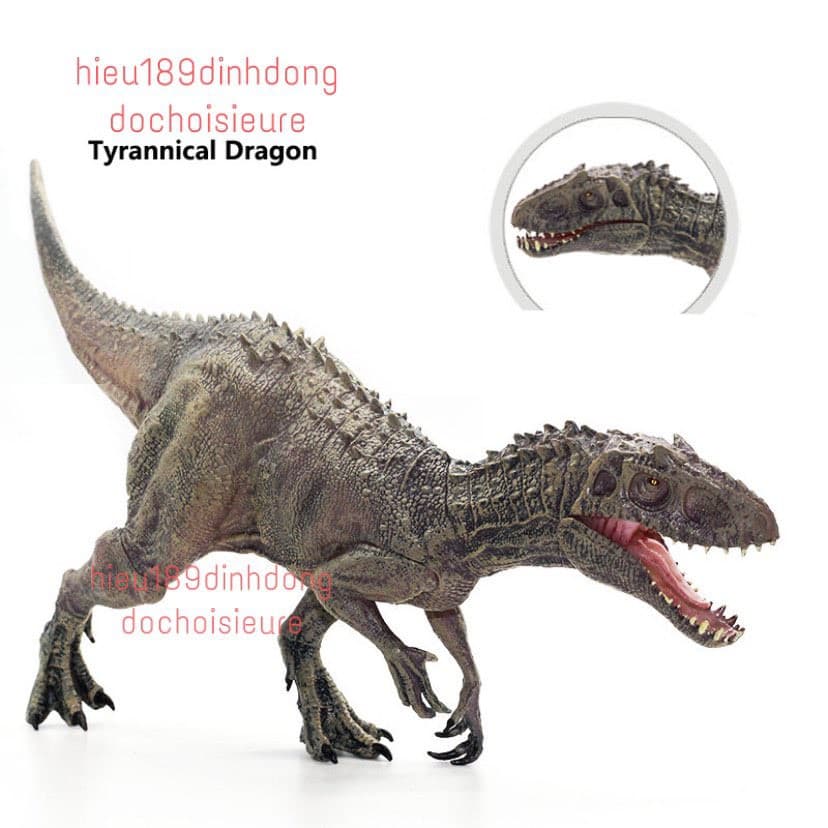 Mô hình khủng long Indominus Rex (I Rex) Indoraptor gập được hàm Nhựa đặc chắc tay