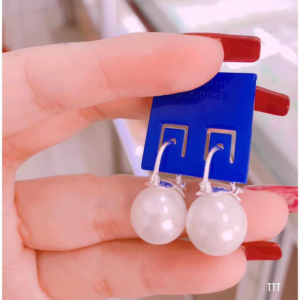 bông tai nữ trai om sát bạc ta mẫu mới