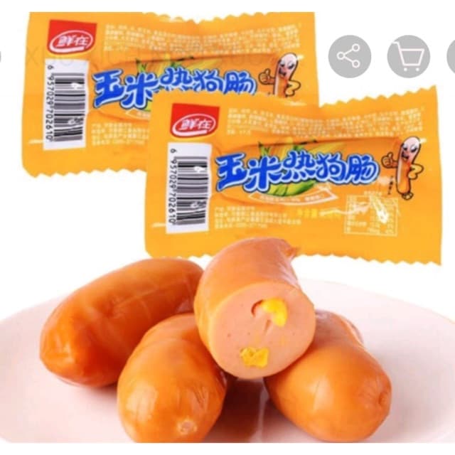 1 thùng xúc xích ngô cay ăn liền 60 cái