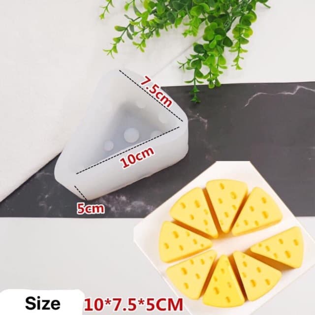 Khuôn phô mai silicon dẻo cỡ 10*7 5cm size M