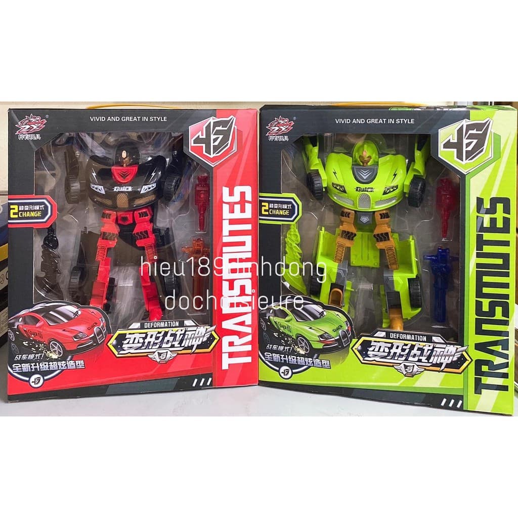 Lắp ráp robot transformers biến hình oto loại đơn giản (ảnh thật) (Khách chat chọn mẫu hoặc shop gửi ngẫu nhiên)