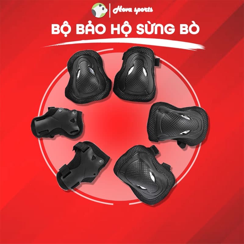 Bảo hộ trượt patin trượt ván xe đạp đầu bò dành cho người lớn
