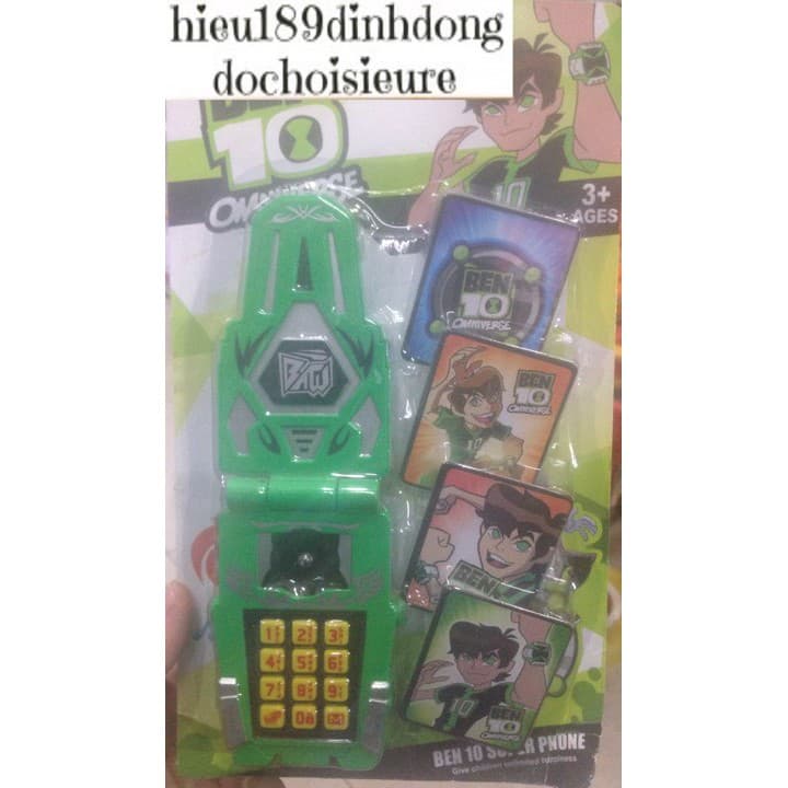 Đồ chơi điện thoại ben10 có nhạc có đèn (ảnh thật)