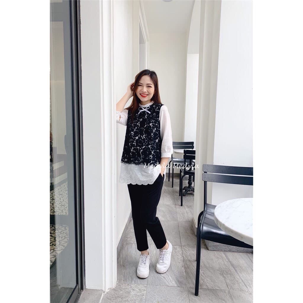 Quần bầu công sở dáng baggy đủ size chất umi